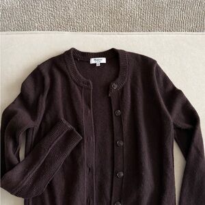 madewell cashmere cardigan